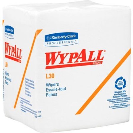 KIMBERLY-CLARK WypAll® L30 Quarterfold Wipers - 12-1/2"w x 14-3/8"d - KIM05812 KIM05812